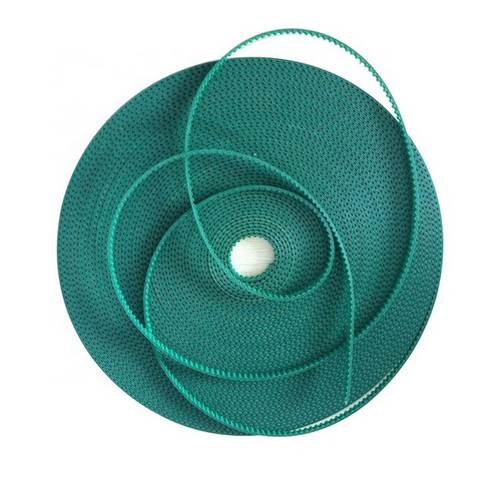 Free sample Smart curtain Accessories Strong durable Green Driving curtain belt pu timing Belt for Motorized curtain